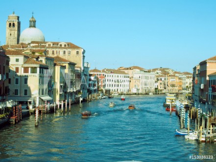 Picture of Venice with canal and boat